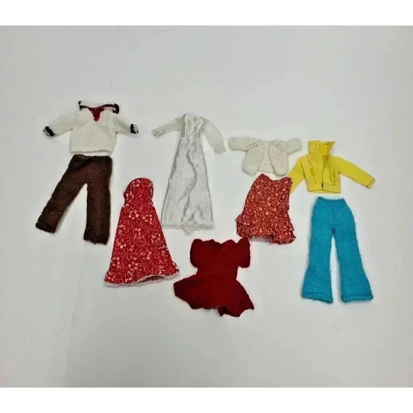 Vintage Handmade Barbie Doll Clothes Lot of 9 - Picture 1 of 7